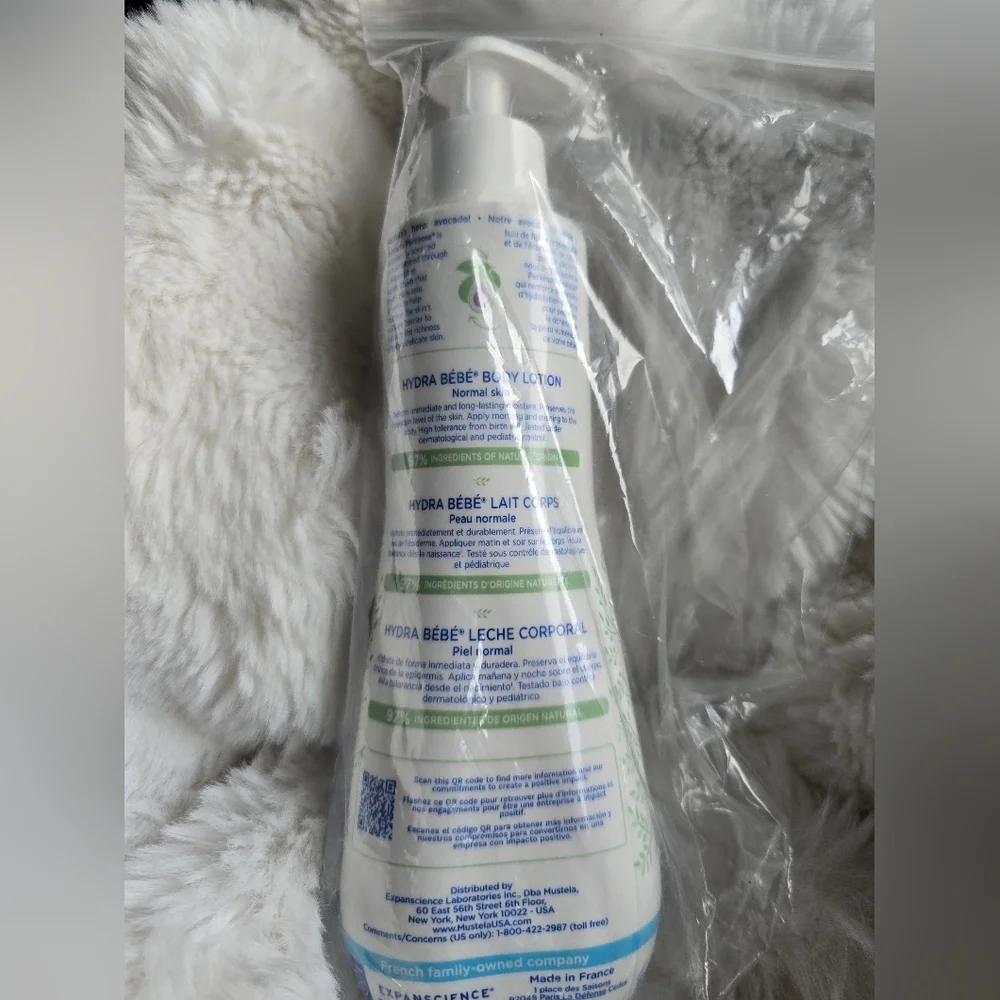 NEW! Mustela, Hydra Bébé Body Lotion -300ml